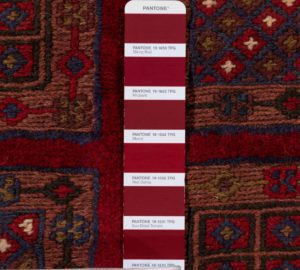 vintage afghan wool rug