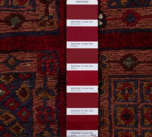 vintage afghan wool rug