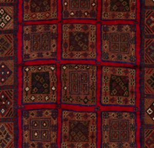 vintage afghan wool rug