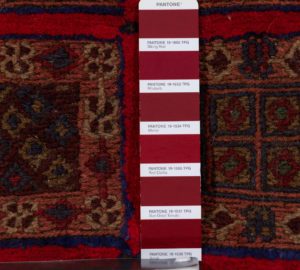 vintage afghan wool rug