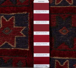 vintage afghan wool rug