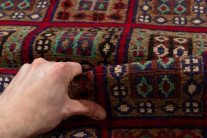 vintage afghan wool rug