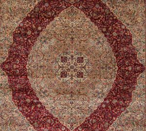 kashan wool rug