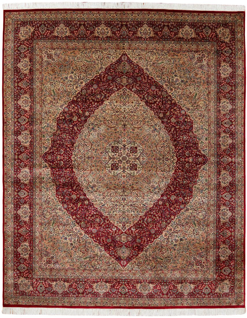 kashan wool rug