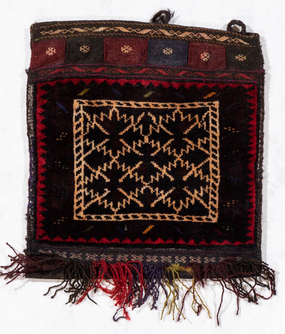 tribal bag wool rug