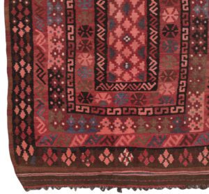 maimana kilim wool rug