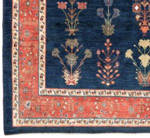khamsehbaf mughal wool rug