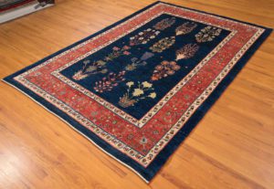 khamsehbaf mughal wool rug