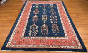 khamsehbaf mughal wool rug