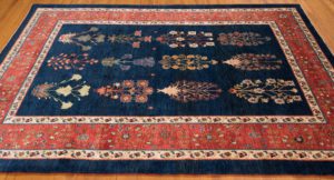 khamsehbaf mughal wool rug
