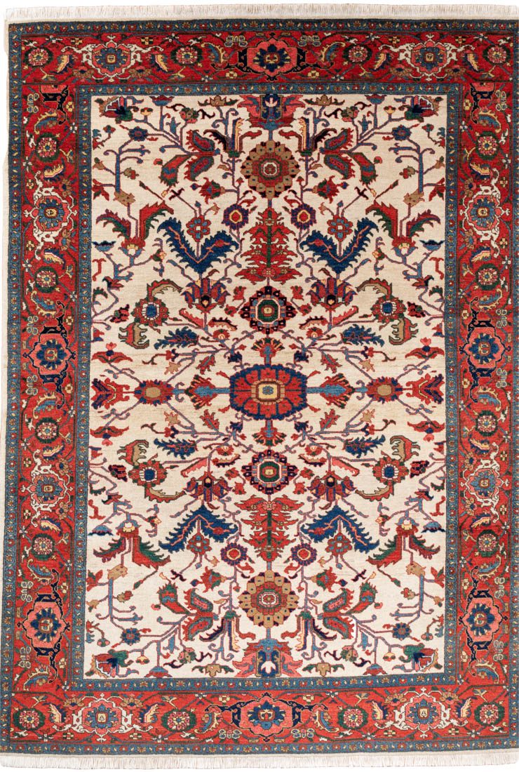 persian heriz wool rug
