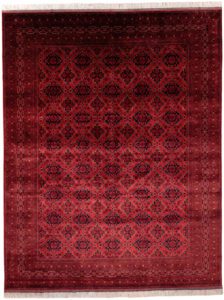 afghan worsted wool rug