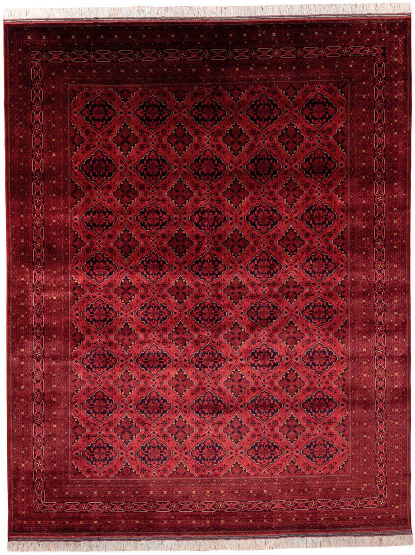 afghan worsted wool rug