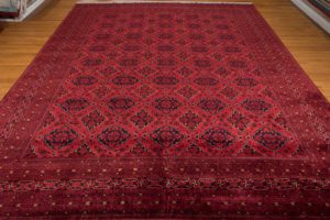 afghan worsted wool rug