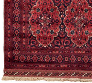 afghan worsted wool rug