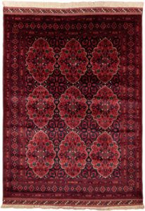 afghan worsted wool rug