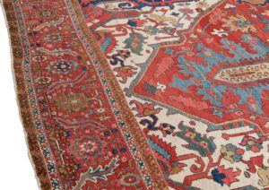 antique persian heriz rug