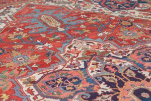 antique persian heriz rug
