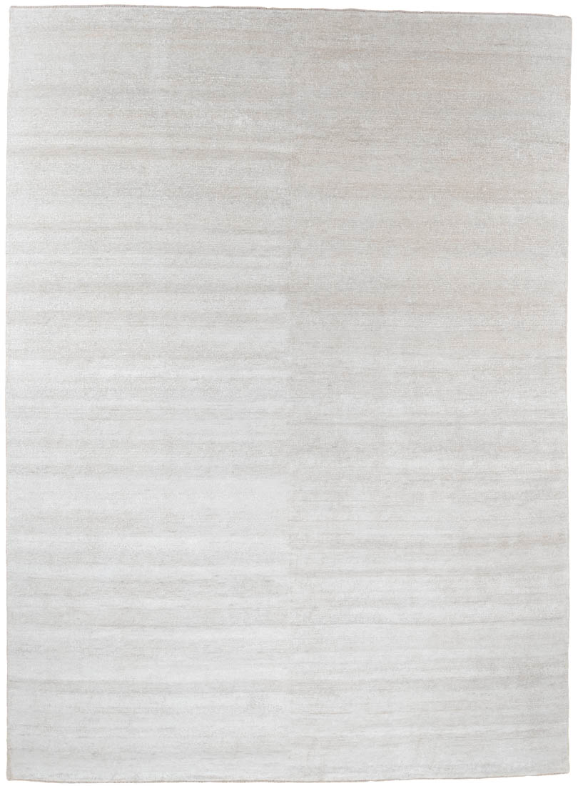 contemporary banana silk rug