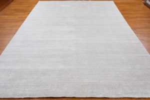 contemporary banana silk rug