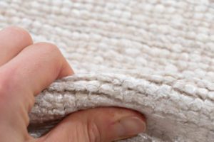 contemporary banana silk rug