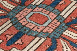 antique persian serapi wool rug