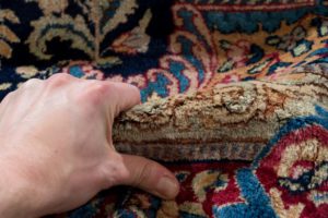 Persian Lavar Kerman Rug