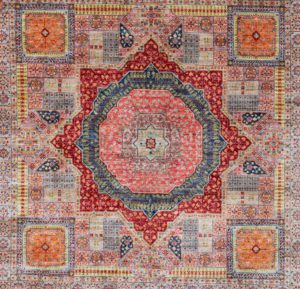 mamluk handwoven tribal rug
