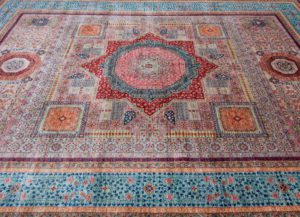 mamluk handwoven tribal rug