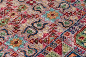 mamluk handwoven tribal rug