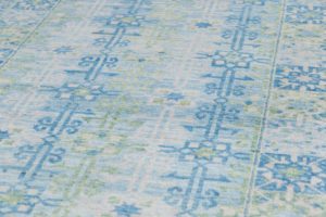 kuba handwoven wool rug