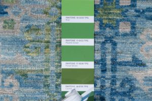kuba handwoven wool rug
