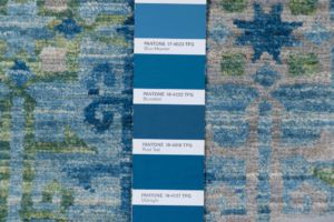 kuba handwoven wool rug
