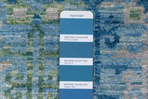 kuba handwoven wool rug