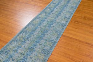 kuba handwoven wool rug