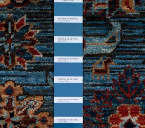 kuba handwoven tribal rug