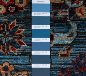 kuba handwoven tribal rug