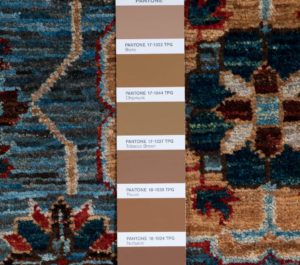 kuba handwoven tribal rug
