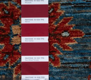 kuba handwoven tribal rug