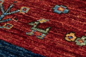 gabbeh handwoven wool rug