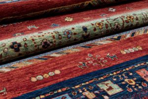 gabbeh handwoven wool rug