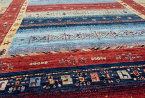 gabbeh handwoven wool rug