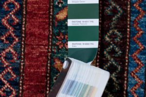 shawl tribal wool rug
