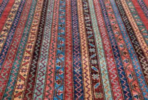 shawl tribal wool rug