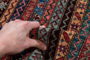 shawl tribal wool rug
