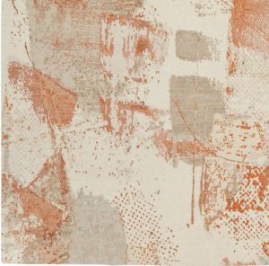 contemporary wool and silk rug