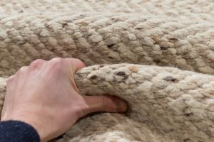 chunky flatweave wool rug