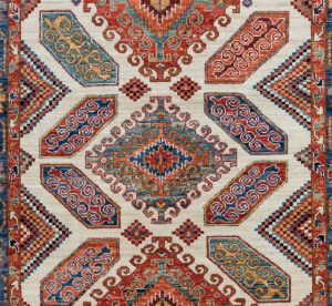 anatolian tribal wool rug
