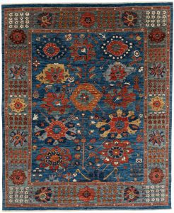 kurd blossom wool rug