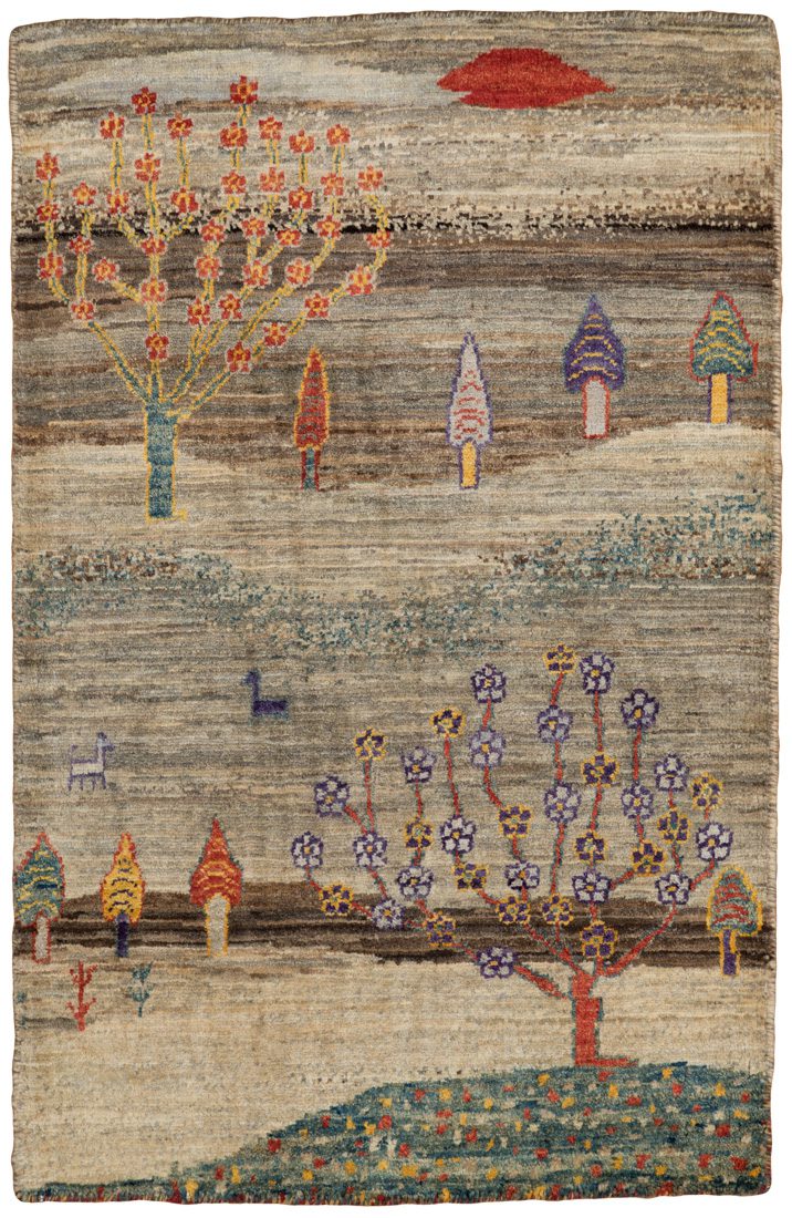 luri gabbeh wool rug